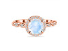 Moonstone & White Topaz Ring RBM-RR-267.