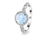 Moonstone & White Topaz Ring RBM-RR-267.