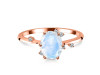 Moonstone & White Topaz Ring RBM-RR-318.
