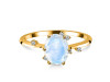 Moonstone & White Topaz Ring RBM-RR-318.