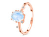 Moonstone & White Topaz Ring RBM-RR-318.