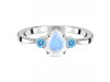 Moonstone & Blue Topaz Ring RBM-RR-335-BTZ.