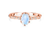 Moonstone & White Topaz Ring RBM-RR-35.