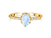 Moonstone & White Topaz Ring RBM-RR-35.