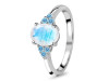 Moonstone & Blue Topaz Ring RBM-RR-364-BTZ.