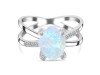Moonstone Raw Crystal & White Topaz Ring RBM-RR-382.