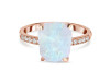 Moonstone Raw Crystal & White Topaz Ring RBM-RR-397.