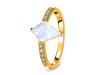 Moonstone & White Topaz Ring RBM-RR-400.