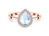 Moonstone & White Topaz Ring RBM-RR-401.