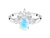 Moonstone & White Topaz Ring RBM-RR-405.