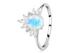 Moonstone & White Topaz Ring RBM-RR-405.