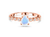 Moonstone & White Topaz Ring RBM-RR-419D.