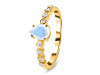 Moonstone & White Topaz Ring RBM-RR-419D.