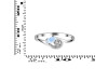 Moonstone & White Topaz Ring RBM-RDR-2611.