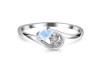 Moonstone & White Topaz Ring RBM-RDR-2611.