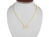 Gemini Zodiac Star Constellation with Cubic Zirconia Necklace CUZ-RDN-116.