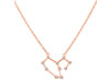 Leo Zodiac Star Constellation with Cubic Zirconia Necklace CUZ-RDN-125.