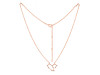 Leo Zodiac Star Constellation with Cubic Zirconia Necklace CUZ-RDN-125.