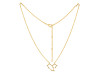 Leo Zodiac Star Constellation with Cubic Zirconia Necklace CUZ-RDN-125.