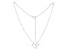 Leo Zodiac Star Constellation with Cubic Zirconia Necklace CUZ-RDN-125.