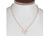 Leo Zodiac Star Constellation with Cubic Zirconia Necklace CUZ-RDN-125.