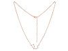 Aquarius Zodiac Star Constellation with Cubic Zirconia Necklace CUZ-RDN-126.