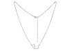 Aquarius Zodiac Star Constellation with Cubic Zirconia Necklace CUZ-RDN-126.