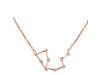 Aquarius Zodiac Star Constellation with Cubic Zirconia Necklace CUZ-RDN-126.