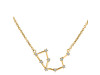 Aquarius Zodiac Star Constellation with Cubic Zirconia Necklace CUZ-RDN-126.