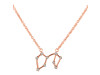 Virgo Zodiac Star Constellation with Cubic Zirconia Necklace CUZ-RDN-129.