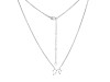 Virgo Zodiac Star Constellation with Cubic Zirconia Necklace CUZ-RDN-129.