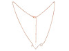 Pisces Zodiac Star Constellation with Cubic Zirconia Necklace CUZ-RDN-130.