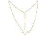 Pisces Zodiac Star Constellation with Cubic Zirconia Necklace CUZ-RDN-130.