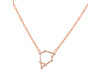 Capricorn Zodiac Star Constellation with Cubic Zirconia Necklace CUZ-RDN-131.