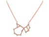 Scorpio Zodiac Star Constellation with Cubic Zirconia Necklace CUZ-RDN-132.