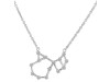 Scorpio Zodiac Star Constellation with Cubic Zirconia Necklace CUZ-RDN-132.