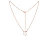 Libra Zodiac Star Constellation with Cubic Zirconia Necklace CUZ-RDN-133.