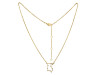 Libra Zodiac Star Constellation with Cubic Zirconia Necklace CUZ-RDN-133.