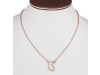 Libra Zodiac Star Constellation with Cubic Zirconia Necklace CUZ-RDN-133.