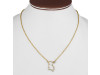 Libra Zodiac Star Constellation with Cubic Zirconia Necklace CUZ-RDN-133.