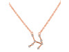 Taurus Zodiac Star Constellation with Cubic Zirconia Necklace CUZ-RDN-135.
