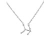 Taurus Zodiac Star Constellation with Cubic Zirconia Necklace CUZ-RDN-135.