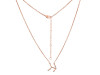 Taurus Zodiac Star Constellation with Cubic Zirconia Necklace CUZ-RDN-135.