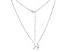 Taurus Zodiac Star Constellation with Cubic Zirconia Necklace CUZ-RDN-135.