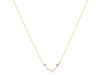Aries Zodiac Star Constellation Rose Quartz & White Topaz Necklace RSQ-RDN-488.