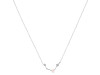 Aries Zodiac Star Constellation Rose Quartz & White Topaz Necklace RSQ-RDN-488.