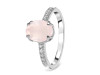 Rose Quartz & White Topaz Ring RSQ-RDR-2382.