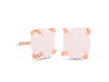 Rose Quartz Raw Crystal Stud Earring RSQ-RE-200.
