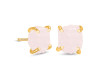 Rose Quartz Raw Crystal Stud Earring RSQ-RE-200.