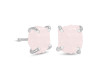 Rose Quartz Raw Crystal Stud Earring RSQ-RE-200.